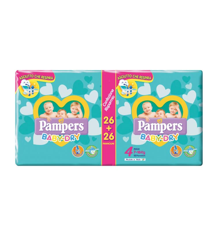 PAMPERS BABY DRY - Taglia 4