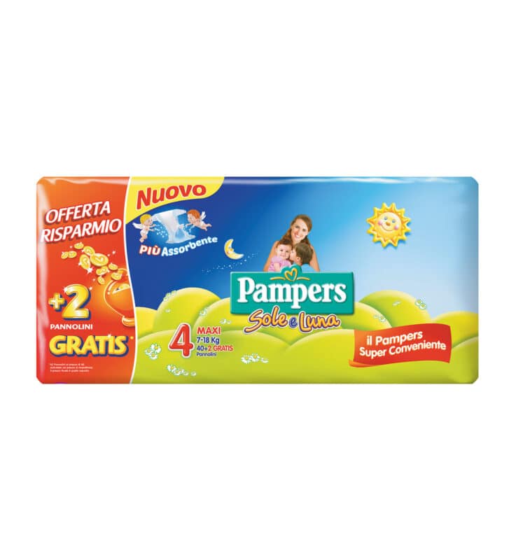 PAMPERS SOLE&LUNA - Taglia 4